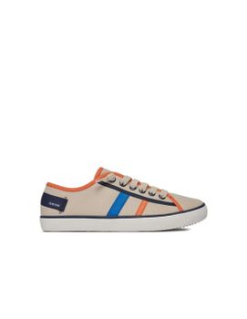 Zapatillas Geox Gisli Niño Beige/Naranja