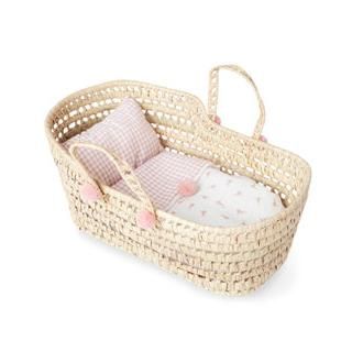 Muñecas Antonio Juan Capazo de Palma Flores y Vichy Grande para Muñecas hasta 42 cm | Antonio Juan 92318