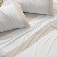 juego de sabanas 50 algodon diseno naif azul 150 x 190200 cm - arena - burrito blanco