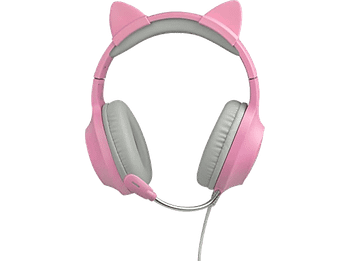 Auriculares gaming - FR-TEC Headset Tanooki, Diadema, Micrófono, Rosa