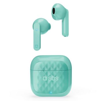 SBS Air Free Auriculares Inalámbricos TWS Verdes