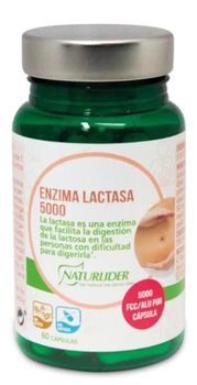 Naturlider Enzima Lactasa 5000 FCC 60 VegCaps