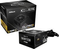 fuente alimentacion 750w asrock challenger cl-750g 80 plus gold negro