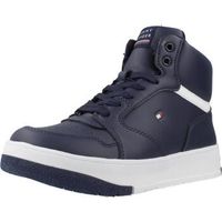 tommy hilfiger zapatillas altas mid cutlace-up sneaker para nino