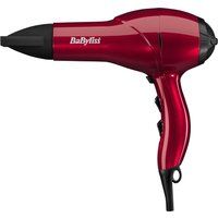 babyliss salon ac hair dryer - red red