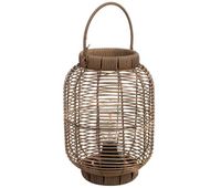 farol de metal y plastico con luz a pilas