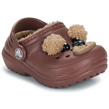 Crocs Zuecos Classic Lined IAM BrownBearCgT para niña