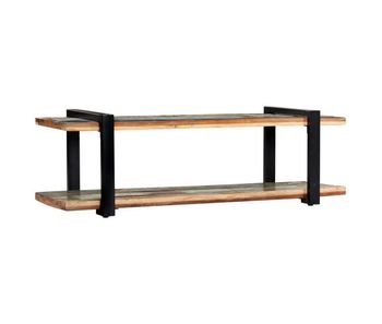 Mueble para la tv de madera maciza reciclada 130x40x40 cm