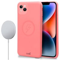 cool funda cover magnetica rosa para iphone 14 plus