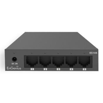 Switch de red EnGenius ES105 5 puertos Gigabit montaje en pared sin gestión