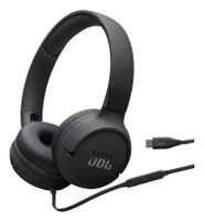 auriculares jbl con cable usb-c microfono hi-res audio plegables negros