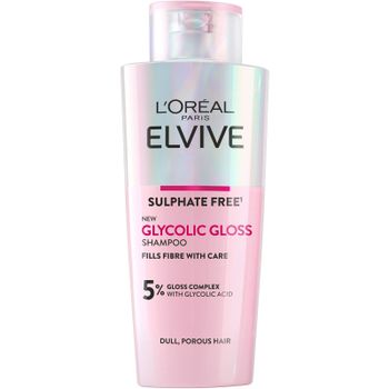 L'Oréal Paris Elvive Glycolic Gloss Sulphate Free Shampoo for Dull Hair 200ml