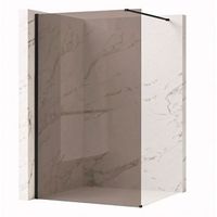 pared de la ducha rea flexi brown black 110