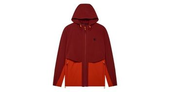 Chaqueta cortaviento fox survivalist roja para hombre