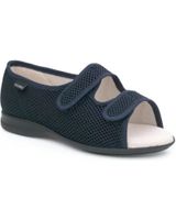 de calzamedi sandalia abierta velcros tela unisex azul