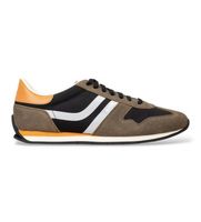 boss para hombre 50562619 zapatillas levon runn marron 44 plano cordones casual