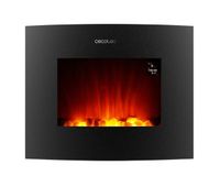 cecotec chimenea electrica ready warm 2650 curved flames connected 2000 w tamano 26 wifi 2 niveles de potencia