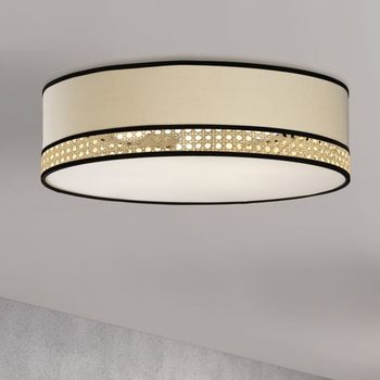 Plafón de techo falenea beige 60 (4 luces)
