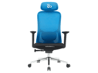 silla gaming - newskill nue reposabrazos 3d ajustable en altura anchura y profundidad carga max 150 kg malla transpirable premium negroazul