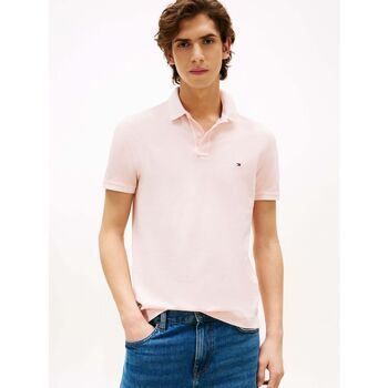 Tommy Hilfiger Polo MW0MW34757 GRMT DYE-PTB PINK LILY para hombre