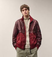 cp company para hombre 21cmow181a110706m chaqueta satin rojo m casual poliamida