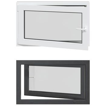 Ventana De Sótano Oscilante Y Abatible Risor 100 X 70 Cm Vidaxl