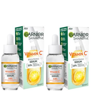 Dúo de sérum iluminador y antimanchas con vitamina C de Garnier