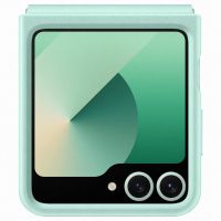 samsung flap eco-leather funda de cuero vegano verde menta para galaxy z flip6
