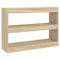 estanteriadivisor de espacios madera color marron 100x30x72 cm
