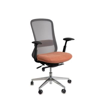 Silla de escritorio giratoria en terracota