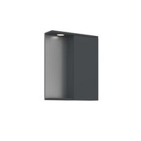 mueble de bano con espejo  - 56 x 18 x 68 cm - antracita mate