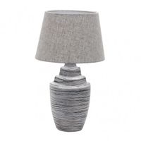 sobremesa ceramica tui 1xe27 zinc pantalla gris 415x24x24 cm