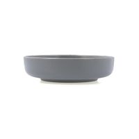 plato hondo ceramica gris decorado 185 cm