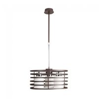 lampara de techo cell-2 wengue 3 luces