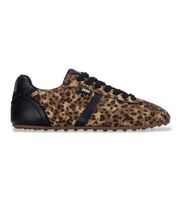 xti para mujer 14615301-leopardo zapatillas 146153 marron 39 plano cordones casual animal print