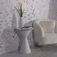 mesa de centro de metal blanca cm o 445x63