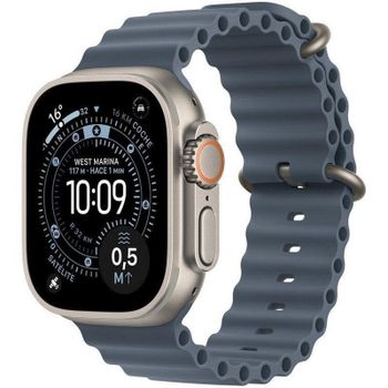 Apple Watch Ultra 3 GPS + Cellular 49mm Caja de Titanio Natural con Correa Ocean Azul Naútico