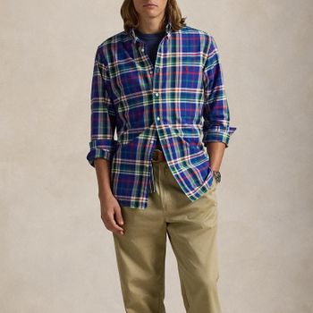 Polo Ralph Lauren Custom Fit Oxford Checked Shirt - S