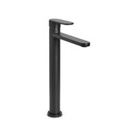 grifo mezclador para lavabo de laton mate elegante monomando 30 cm accesorios de bano negro colhue
