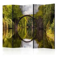 biombo - devils bridge in kromlaugermany ii room dividers