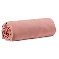 funda nordica vivaraise calita en algodon 100 color blush tamano 180x200 cm con puno de 30 cm