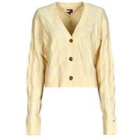 tommy jeans chaqueta de punto tjw htr cable cardigan para mujer
