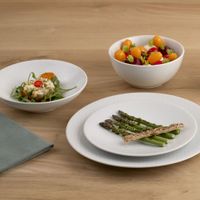 bol de desayuno 14 cm juego de 6 gres blanco