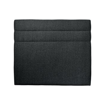 Cabecero De Cama 2 Líneas Ascot  Black  120 X 133 Cm