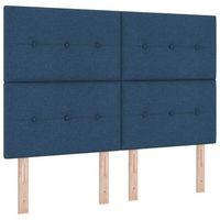 cama tapizada 203x163x128 cm  - azul