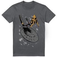 star trek camiseta enterprise dash para hombre