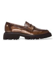 carmela para mujer 16255104-taupe mocasines 162551 marron 38 3 a 5cm ninguno casual charol