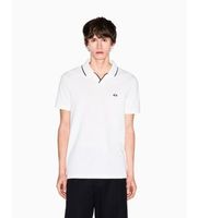 ax armani exchange para hombre xm002401af10366u0009 polo breath blanco xxl casual algodon manga corta