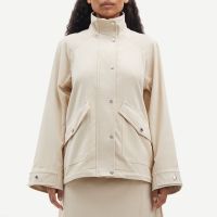 samsoe samsoe sajadi 15272 organic cotton-blend jacket - xl