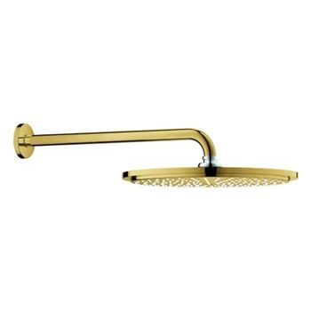 Conjunto De Ducha Grohe Rainshower Cosmopolitan 310 Con Brazo Mural 380 Mm, 1 Chorro Gold, 26066gl0
